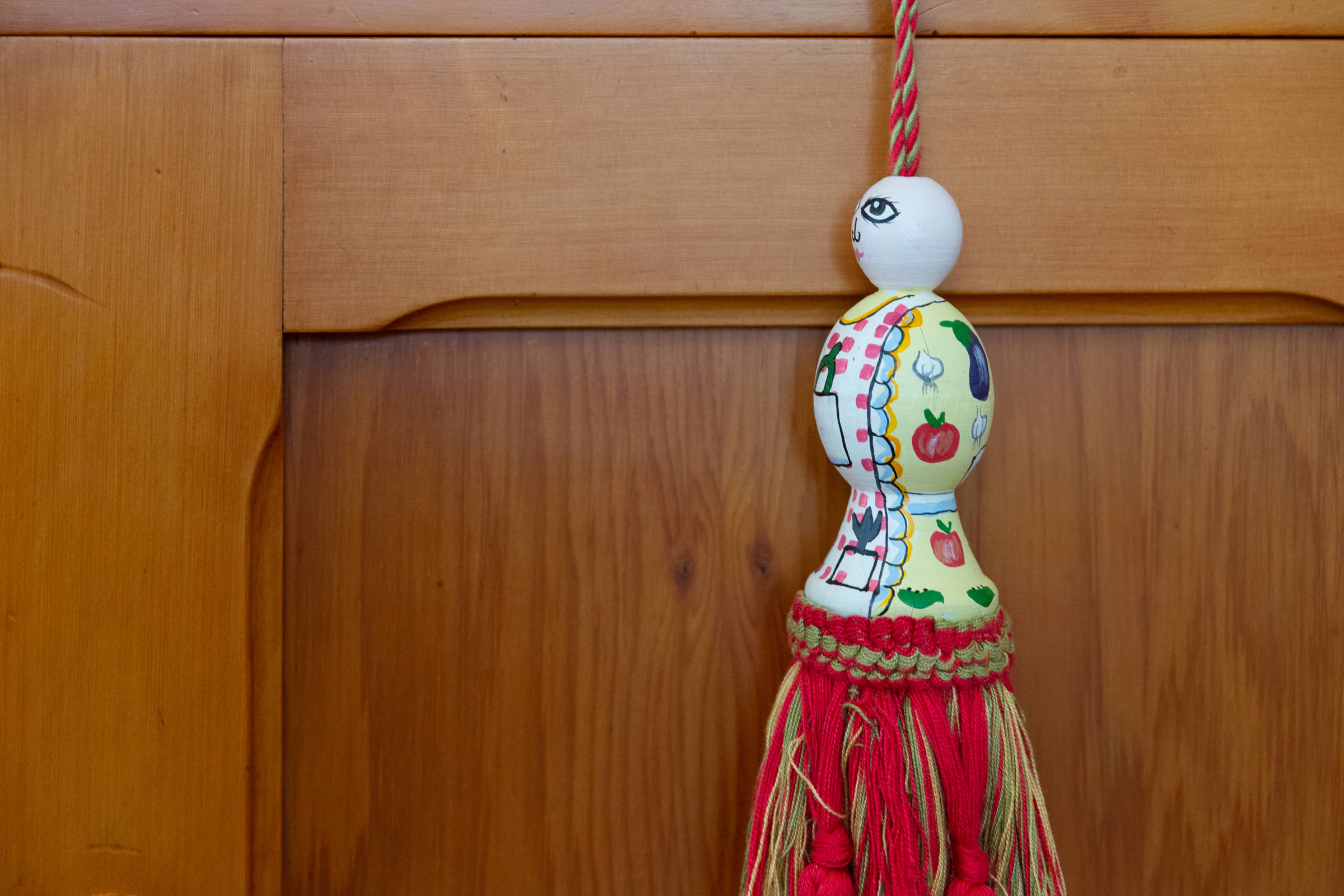 Close up of decoration (doll). Photo: Jasmin Latona.